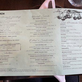 Esther's Kitchen - Menu - Italian Near Me - Las Vegas, Nevada