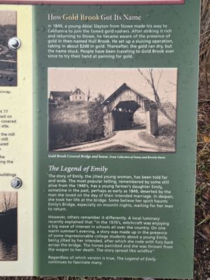 Historic Gold Brook Covered Bridge by null