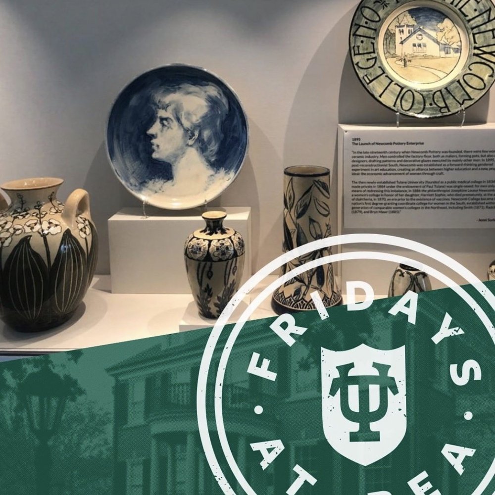 Newcomb Art Museum - Go on a behind the scenes virtual tour of the Newcomb Art Museum's pottery collection on Friday, July 17 at 4 PM on Instagram. - Art Museums Near Me - New Orleans, Louisiana Newcomb Art Museum - Go on a behind the scenes virtual tour of the Newcomb Art Museum's pottery collection on Friday, July 17 at 4 PM on Instagram. - Art Museums Near Me - New Orleans, Louisiana