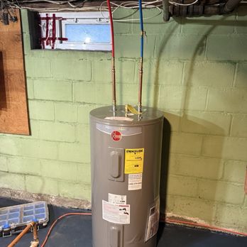 Ahvee Plumbing & Drain Cleaning - New hot water tank installed, bypassing old boiler. - Plumbing Near Me - Schenectady, New York Ahvee Plumbing & Drain Cleaning - New hot water tank installed, bypassing old boiler. - Plumbing Near Me - Schenectady, New York
