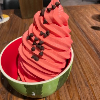 Aloha Steak House - Watermelon soft serve - Steakhouses Near Me - Honolulu, Hawaii