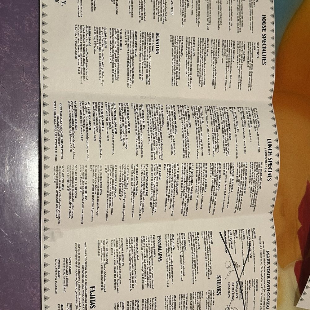 Menu Menu