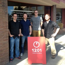 1201 Computer Repair - The 1201 team part 1 - Chris, Justin, Blake and Eddie