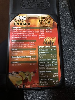 Menu photo 1 Laredo Washington, DC, DC
