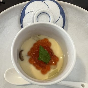 Yoichi's - Egg custard with roe. - Japanese Near Me - Santa Barbara, California Yoichi's - Egg custard with roe. - Japanese Near Me - Santa Barbara, California
