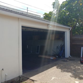 Century Raingutters - New aluminum gutter and downspout on front of garage - Gutter Services Near Me - Spring Valley, California