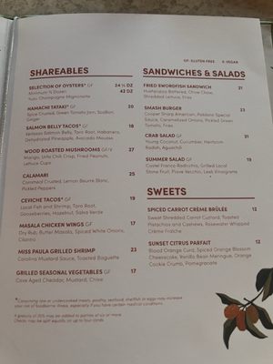 Menu photo 3 Citrus Club Charleston, SC Menu photo 3 Citrus Club Charleston, SC
