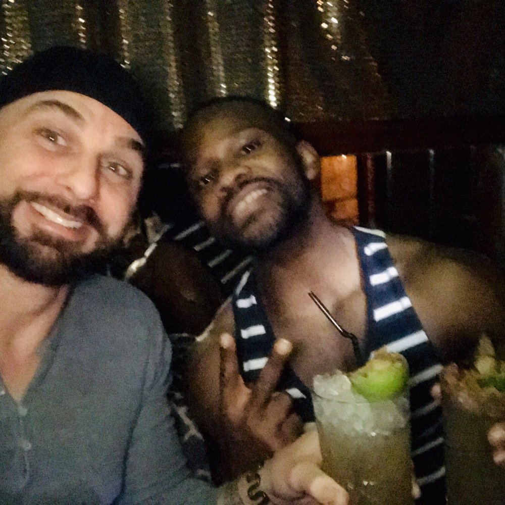 Chillin wit My Boy Enjoying some Amazing Cocktails