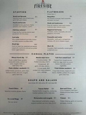 Menu photo 1 Fireside Kitchen Clarkston, MI Menu photo 1 Fireside Kitchen Clarkston, MI
