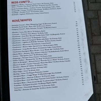 The Bicycle Thief - Wine list - Italian Near Me - Halifax, Nova Scotia The Bicycle Thief - Wine list - Italian Near Me - Halifax, Nova Scotia