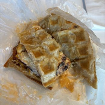 Iron Paffles & Coffee - Regular Price - 1) Choice of Egg, tofu scramble or Hash, Cheddar, Sriracha mayonnaise with choice of meat - Waffles Near Me - Charlottesville, Virginia Iron Paffles & Coffee - Regular Price - 1) Choice of Egg, tofu scramble or Hash, Cheddar, Sriracha mayonnaise with choice of meat - Waffles Near Me - Charlottesville, Virginia