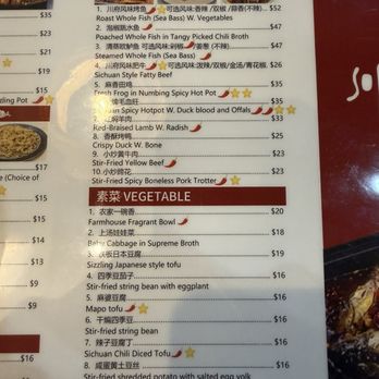 Chef Yan - Chef Special and Vegetable Menus - Chinese Near Me - Fairfax, Virginia