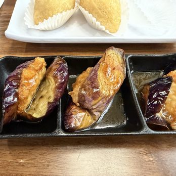 Dim Sum Asian Bistro - Stuffed eggplant. Good but the pieces were a little small. - Dim Sum Near Me - Grandview Heights, Ohio Dim Sum Asian Bistro - Stuffed eggplant. Good but the pieces were a little small. - Dim Sum Near Me - Grandview Heights, Ohio