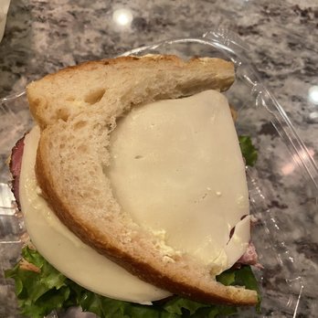 Kneaders Bakery & Cafe - This is how my sandwhich came when I got home!!!! WTH?? LoL - Bakeries Near Me - Henderson, Nevada
