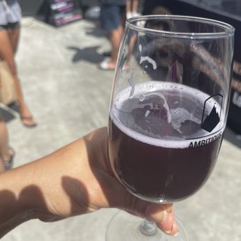 Ambitious Ales - Ube Bay (ube, coconut, vanilla, 6.0% ABV) - Breweries Near Me - Long Beach, California