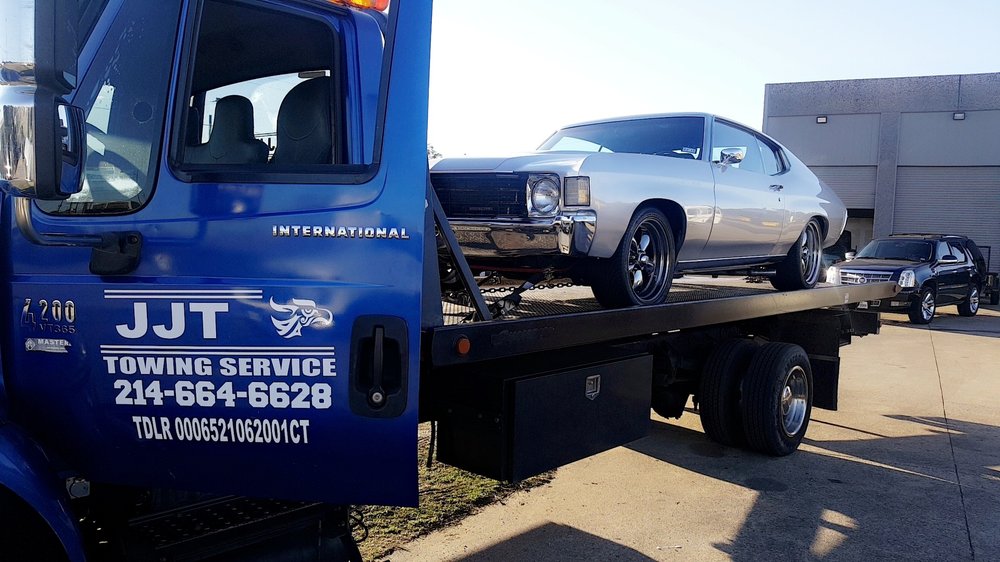 JJT TOWING SERVICE 7401 Harry Hines Blvd, Dallas, Texas Towing