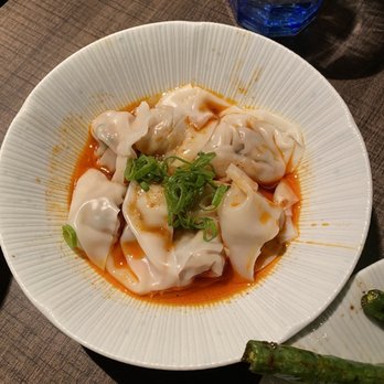Uluh - Wontons in chili oil - Tea Rooms Near Me - New York, New York Uluh - Wontons in chili oil - Tea Rooms Near Me - New York, New York