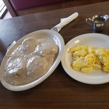 Big Apple Diner - 2 scrambled eggs, with Biscuits and Gravy. Outstanding!!! - American Near Me - Whitehall, New York Big Apple Diner - 2 scrambled eggs, with Biscuits and Gravy. Outstanding!!! - American Near Me - Whitehall, New York