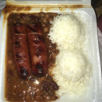 Bob's Bar-B-Que - Baked beans with Polish sausage - Barbeque Near Me - Honolulu, Hawaii Bob's Bar-B-Que - Baked beans with Polish sausage - Barbeque Near Me - Honolulu, Hawaii