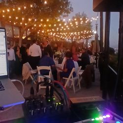 Dj Logik - At the odyssey restaurant in woodland hills. Patio area.