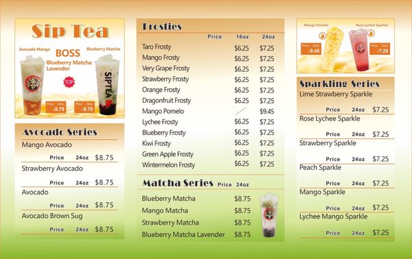 Menu photo 6 Sip Tea Castle Rock, CO