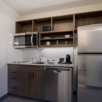 Everhome Suites Corona - Kitchen - Hotels Near Me - Corona, California Everhome Suites Corona - Kitchen - Hotels Near Me - Corona, California