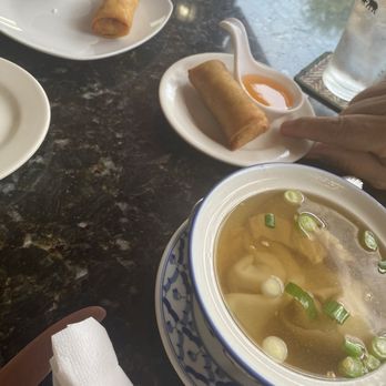 Royal Palace Thai - Spring rolls & wonton soup - Thai Near Me - Tampa, Florida
