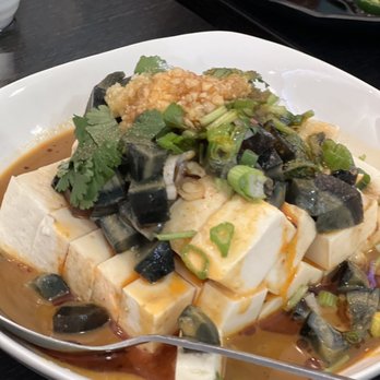 Chinese Kitchen by King Bistro - Tofu with Preserved Eggs - Chinese Near Me - San Diego, California