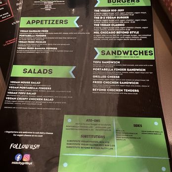 Mid City Grill - Menu May 2024 - Vegan Near Me - Kingsport, Tennessee Mid City Grill - Menu May 2024 - Vegan Near Me - Kingsport, Tennessee