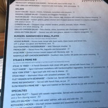 J. Alexander's - New American Near Me - Nashville, Tennessee