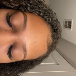 Brow tinting
