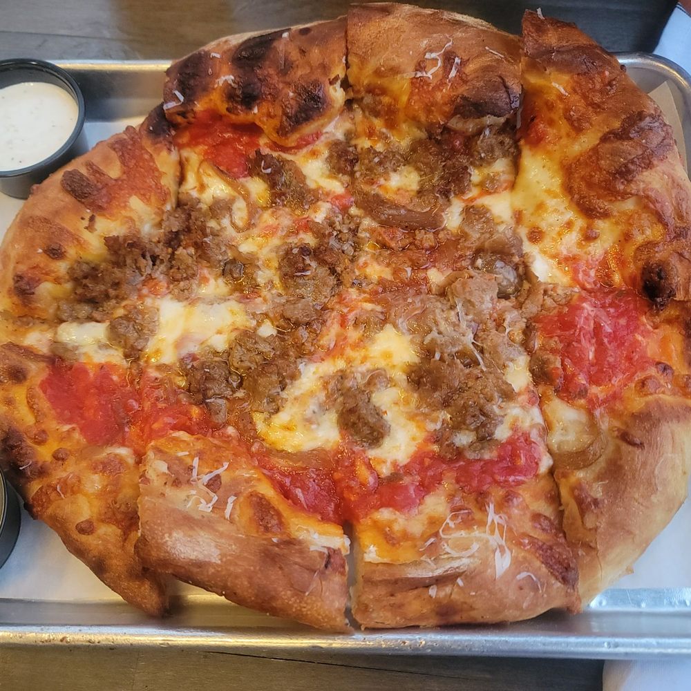 The Stillery - Spicy Sausage pizza - Music Venues Near Me - Goodyear, Arizona The Stillery - Spicy Sausage pizza - Music Venues Near Me - Goodyear, Arizona