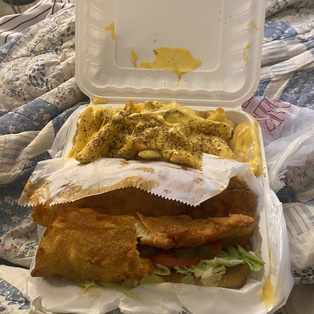 This is SEAFOOD - Whiting Po'Boy Combo - Seafood Near Me - District Heights, Maryland This is SEAFOOD - Whiting Po'Boy Combo - Seafood Near Me - District Heights, Maryland