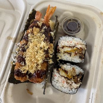 Yelp Elite Experience: Musubi Square - Crunchy crumble shrimp taco and soft shell crab musubi - Yelp Events Near Me - Anaheim, California Yelp Elite Experience: Musubi Square - Crunchy crumble shrimp taco and soft shell crab musubi - Yelp Events Near Me - Anaheim, California
