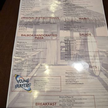 Balboa Pizza Company - They do have quite a few options on the menu. - Pizza Near Me - Henderson, Nevada Balboa Pizza Company - They do have quite a few options on the menu. - Pizza Near Me - Henderson, Nevada