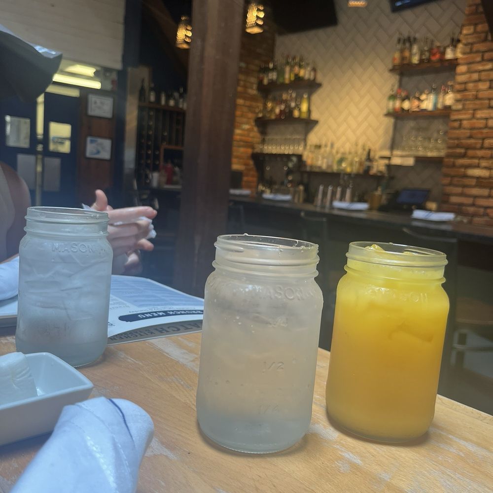 Scratch Kitchen & Taproom - Water and orange juice - Bars Near Me - Apex, North Carolina Scratch Kitchen & Taproom - Water and orange juice - Bars Near Me - Apex, North Carolina