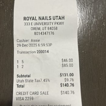 Royal Nails III - Nail Salons Near Me - Orem, Utah
