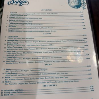 Sofiya - Menu 2/28/26 - Halal Near Me - San Francisco, California Sofiya - Menu 2/28/26 - Halal Near Me - San Francisco, California