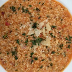Trattoria Popolare - Dagens risotto, type chili.