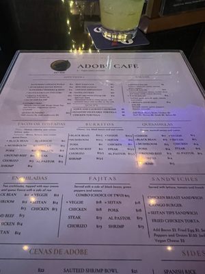 Menu photo 1 Adobe Cafe Philadelphia, PA
