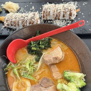 Hanano Ramen - DAN DAN MEN broth with thin noodles - Ramen Near Me - Orange, California