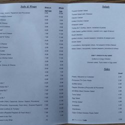 Martucci's Subs & Salads - Menu inside