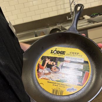 Sur La Table - my own lodge 10 inch skillet was included in the price of the class - Kitchen Supplies Near Me - Boulder, Colorado