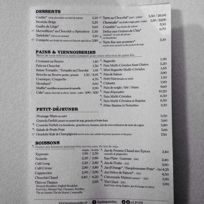 Menu photo 6 Le Pain Quotidien Paris, 75 Menu photo 6 Le Pain Quotidien Paris, 75