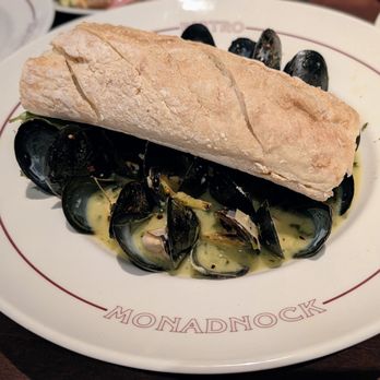 Bistro Monadnock - Moules marinieres - PEI mussels - French Near Me - Chicago, Illinois