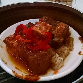 三德素食館 - Spare ribs - the pork actually have layers of translucent "fat" - Vegetarian Near Me - Hong Kong, HK
