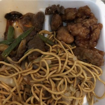 Panda Express - Orange chicken and gross beef - Chinese Near Me - Clark, New Jersey