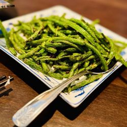 Shu Restaurant - Dry-fried string beans