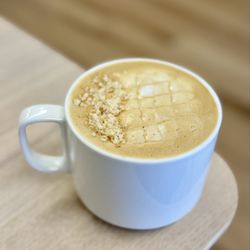 Tetherball Coffee - Toffee Butter Hot Latte - Winter Menu Drink
