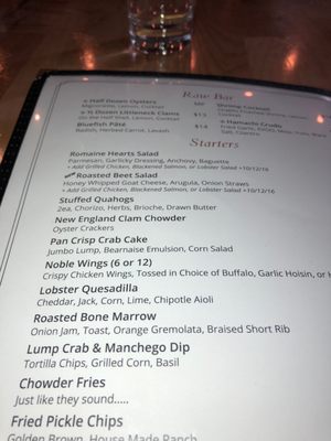 Menu photo 2 The Charlie Noble Nantucket, MA